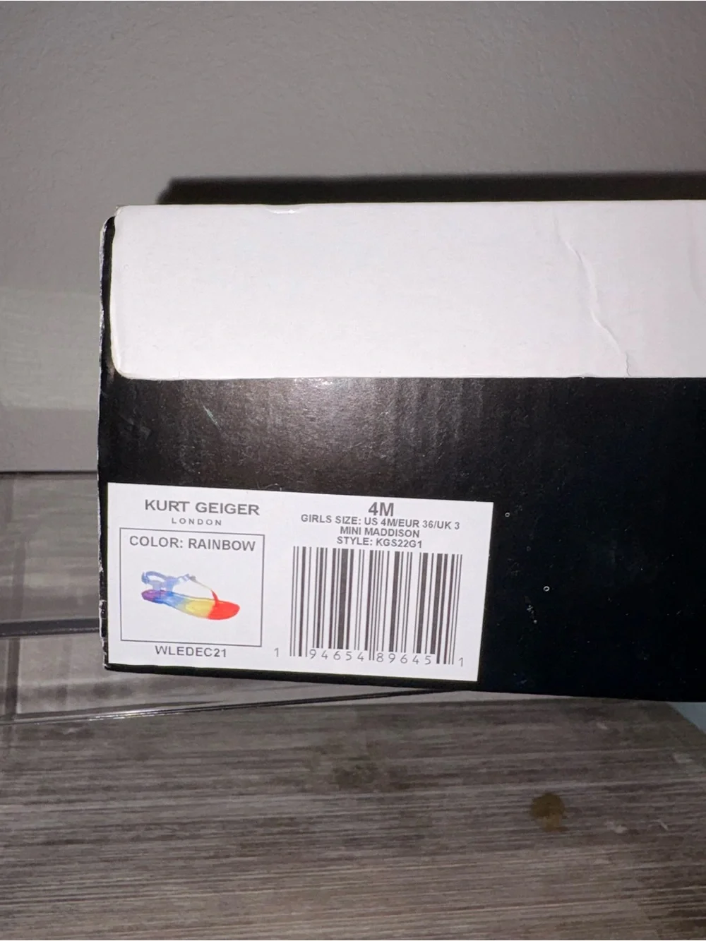 Kurt Geiger vibrant ombre
